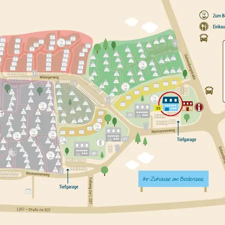 Ferienwohnpark Ein-zimmer-apartment 55 24 Имменштад-ам-Бодензее